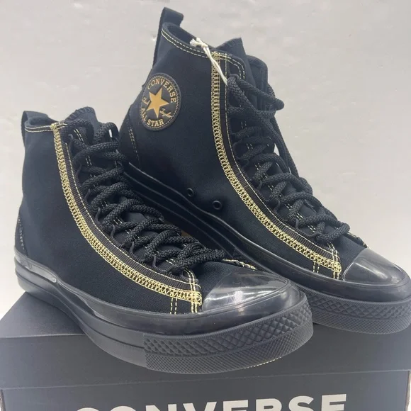 Converse Men’s 
CTAS CX EXP2 HI
BLACK/BLACK/GOLDEN OPPORTUNITY High-Top Sneakers - Picture 4 of 16
